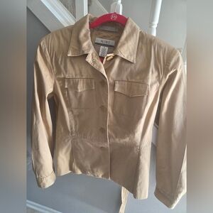 Nine West Beige Utility Jacket for Women